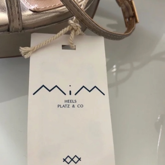 MIM Heeled Sandals GRETA METALIZADO size 40EU - New with tag - Picture 4 of 4